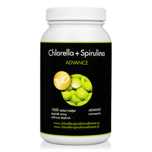 Chlorella + Spirulina ADVANCE 1000 tbl.