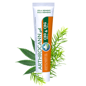 ARTHROCANN GEL CBD + CBG Nejsilnější konopný masážní gel