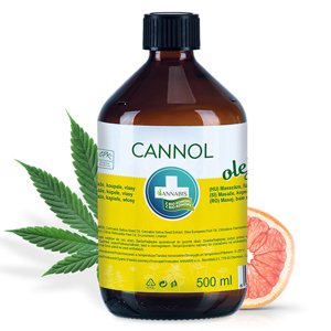 CANNOL BIO KONOPNÝ MASÁŽNÍ OLEJ 500 ML